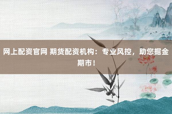 网上配资官网 期货配资机构：专业风控，助您掘金期市！